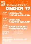 EK kwalificatie Oranje onder 17 bij SJC