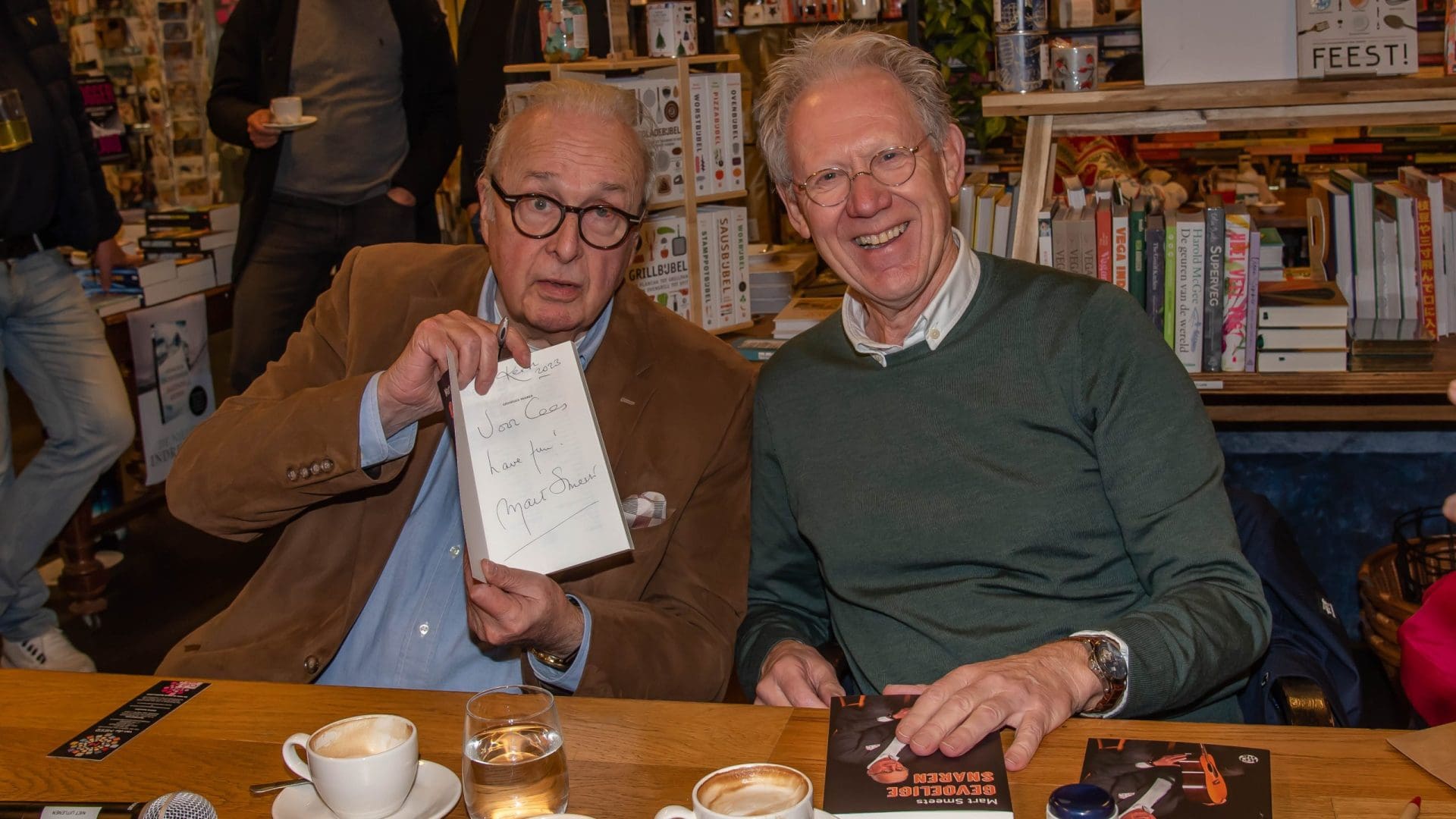 Mart Smeets te gast in Cultuurcafé Boekhandel Van der Meer