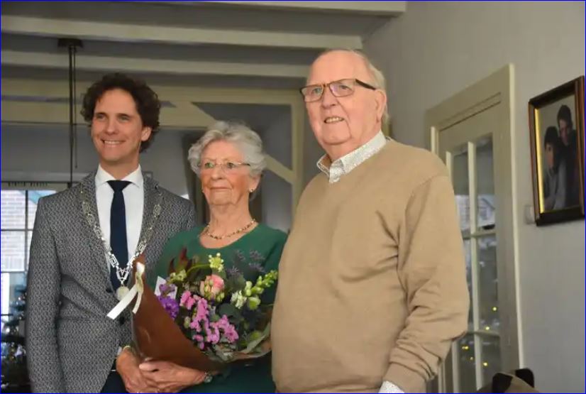 Henk en Joke Griffioen uit Hillegom 60 jaar getrouwd