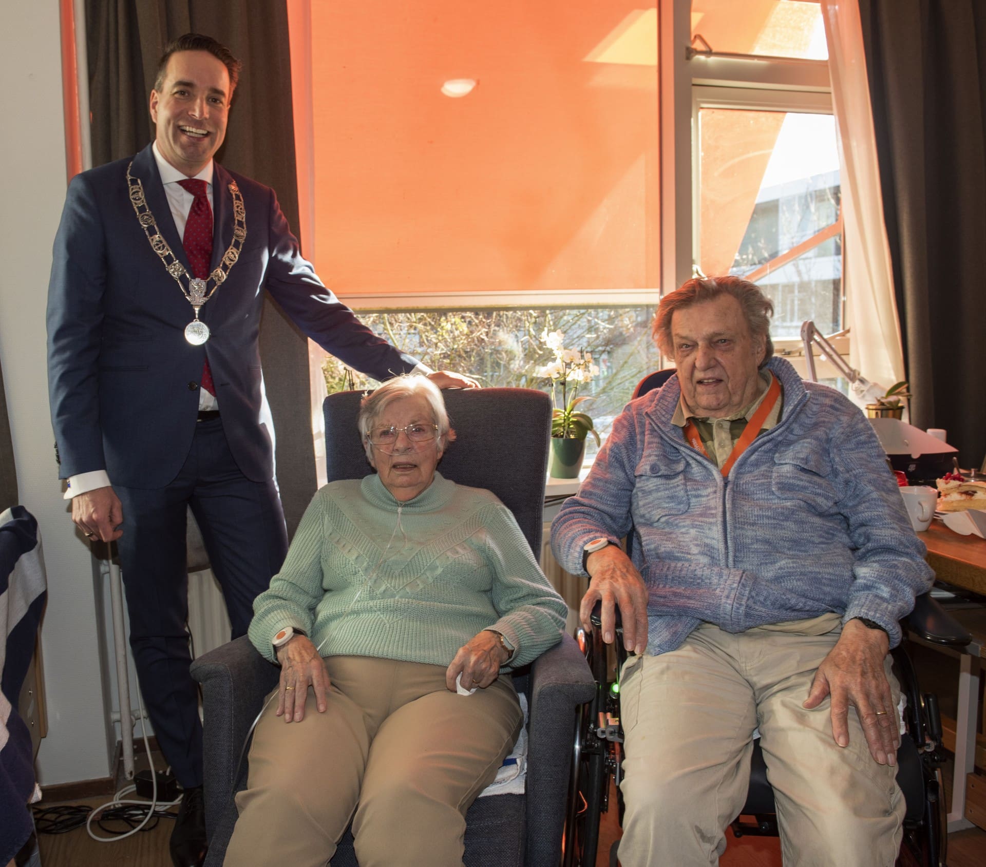 Echtpaar van Veen uit Lisse 65 jaar getrouwd