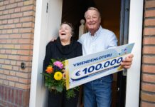 Noordwijkers winnen 100.000 euro bij VriendenLoterij