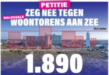 Ruim 1.800 handtekeningen overhandigd tegen woontorens Vuurtorenplein Noordwijk