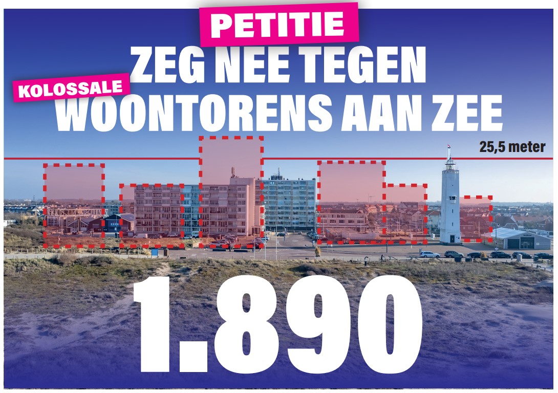 Petitie PUUR tegen woontorens Vuurtorenplein nog niet ingediend: 'Hoe kan een raadslid dit aanbieden