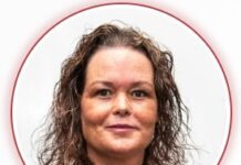 Cathy Averdieck lijsttrekker FVD Noordwijk bij gemeenteraadsverkiezingen