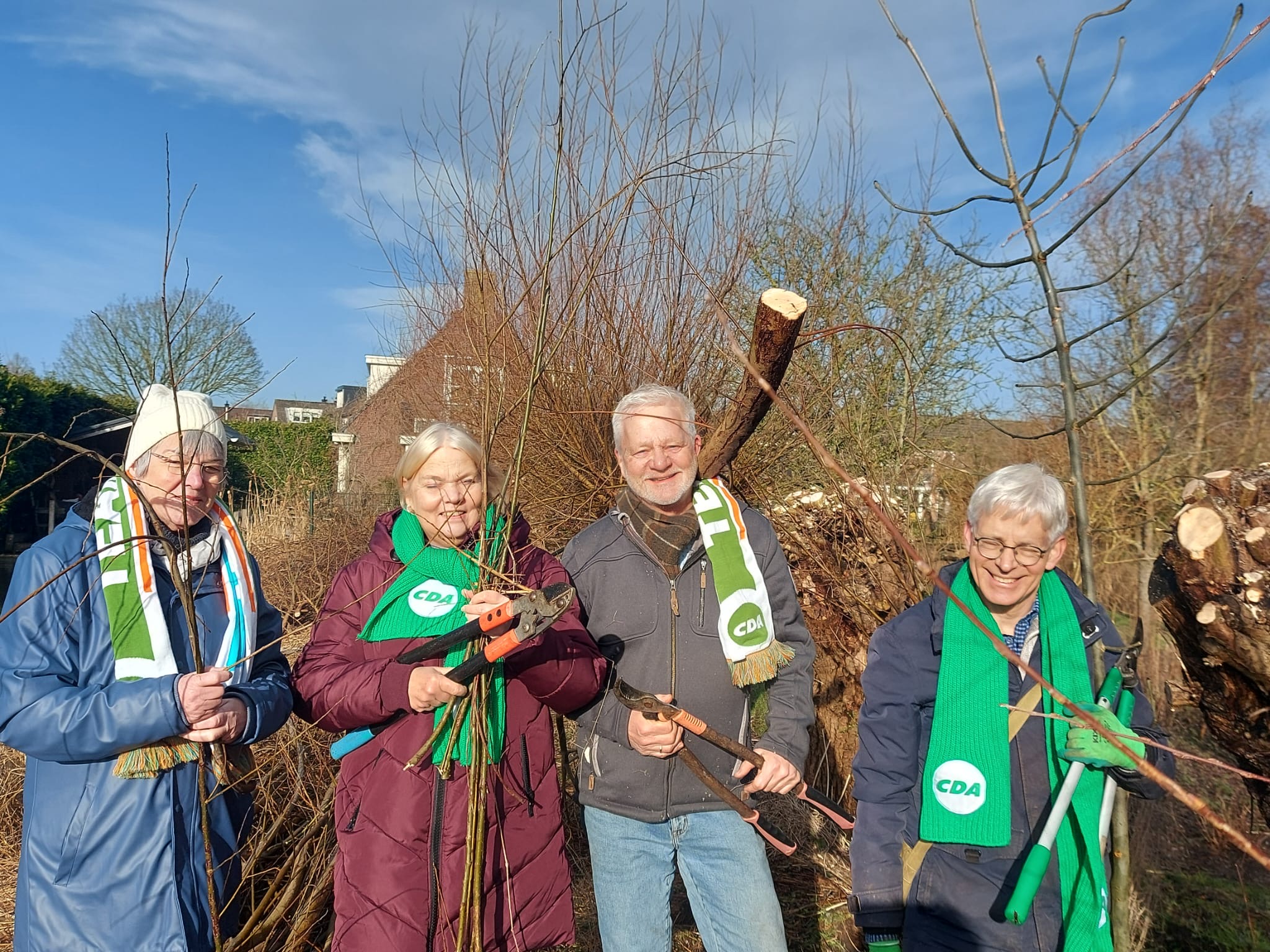 CDA Hillegom steekt handen uit de mouwen