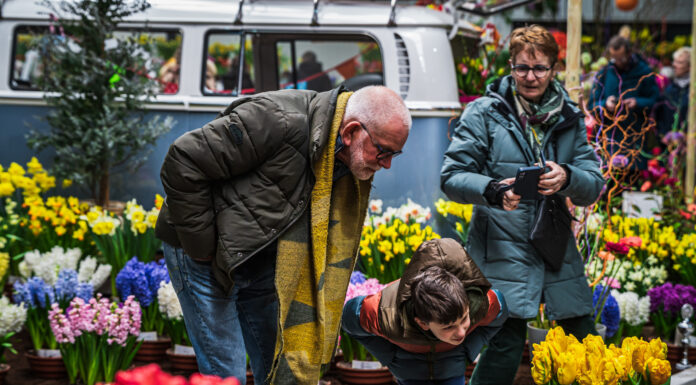 Lenteflora trekt ook op nieuwe locatie veel bekijks