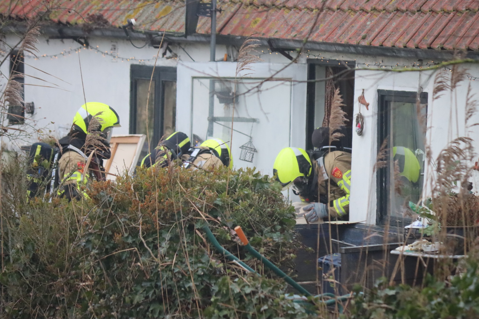 Brand in woning in Hillegom