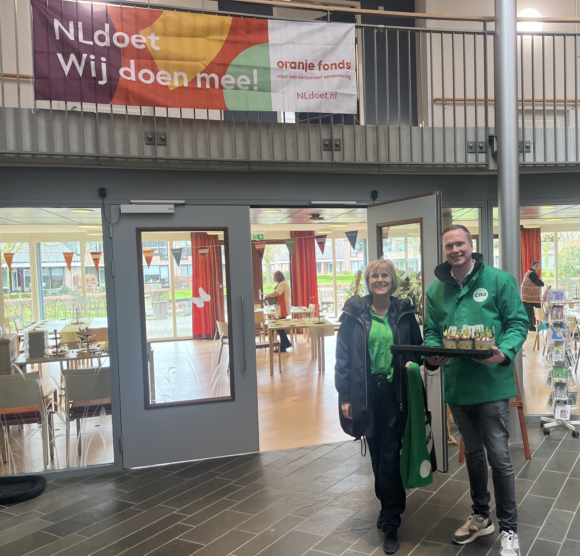 CDA Teylingen zet vrijwilligers in zonnetje tijdens NLdoet