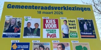 Vier verschuivingen vanwege voorkeursstemmen in Teylingen