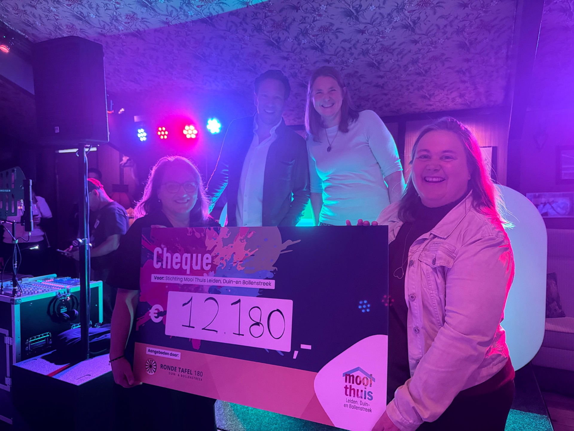 Ronde Tafel 180 haalt 12.180 euro op voor Mooi Thuis