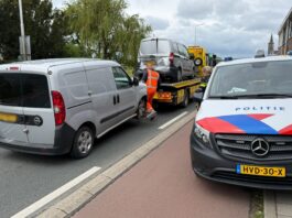 Veel schade bij kop-staartbotsing tussen De Zilk en Hillegom