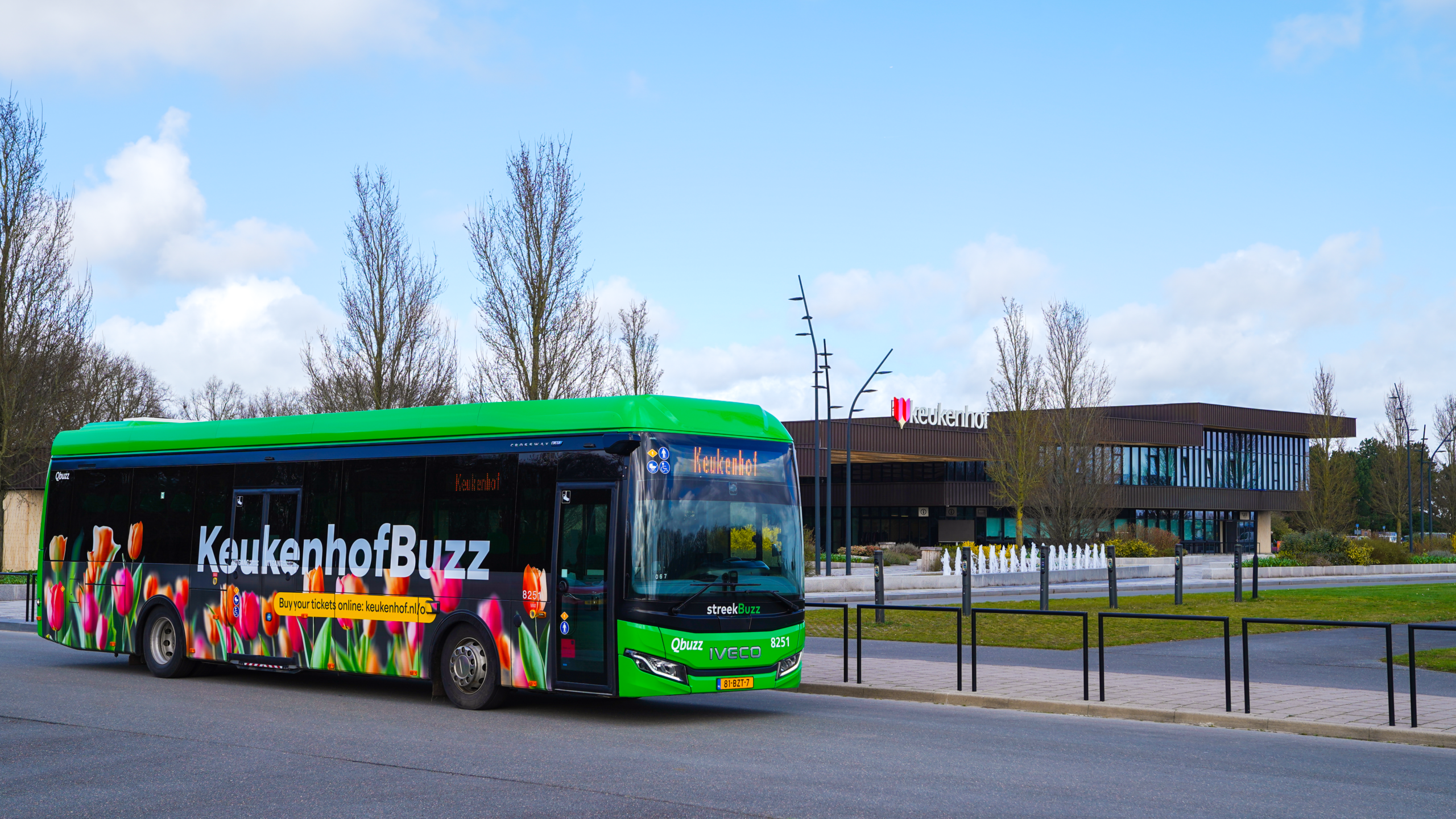 Meer bezoekers met ov naar Keukenhof