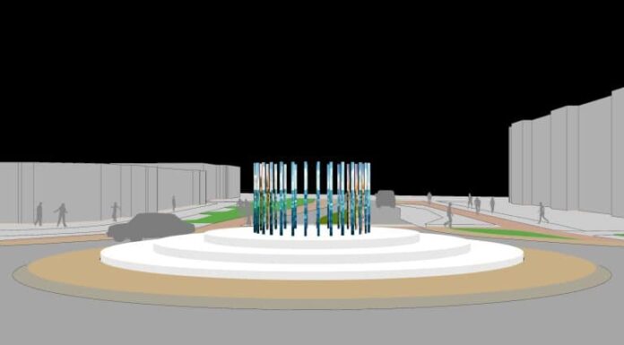 Nieuw kunstwerk op rotonde Noordwijk