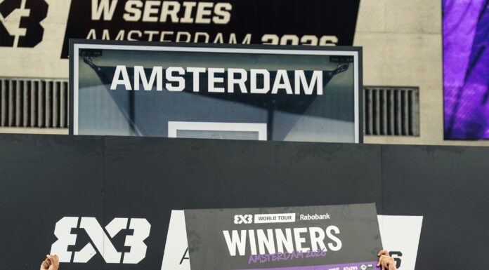 Noor Driessen wint met 3×3 basketbalteam toernooi in Amsterdam