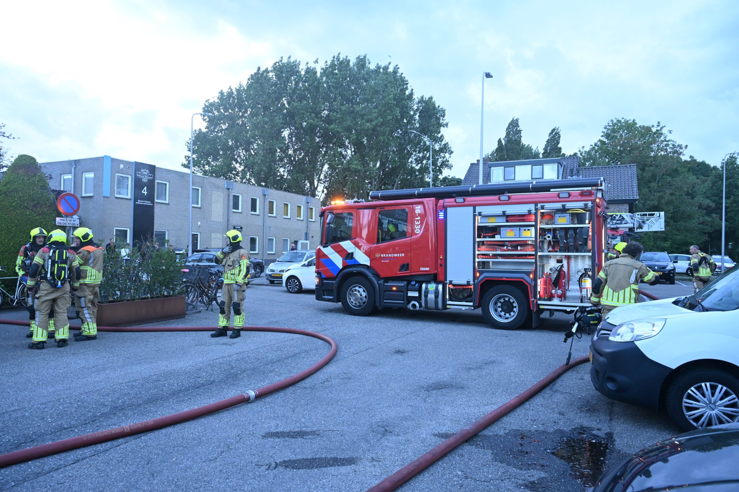 Brand in sauna in Warmond