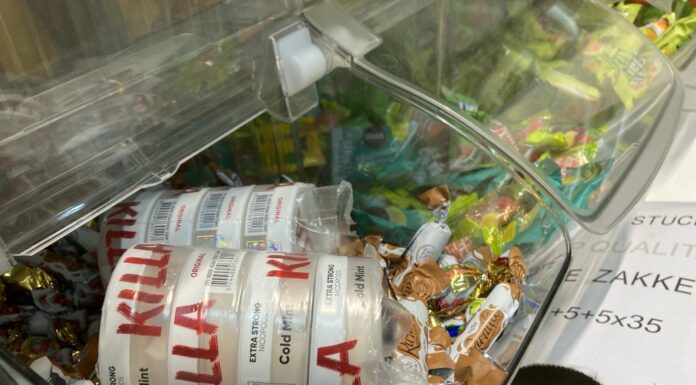 Controle in Hillegom: vapes, snus en tabak tussen supermarktproducten
