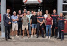 Korpsavond brandweer Noordwijk met jubilarissen en diploma’s
