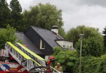 Woningbrand in Hillegom