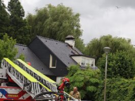 Woningbrand in Hillegom