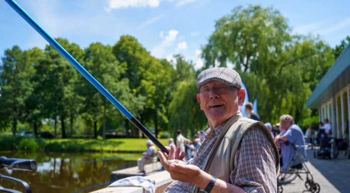 Cliënten Munnekeweij Noordwijkerhout gaan vissen
