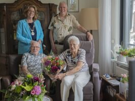 Echtpaar De Jong-Maaskant uit Sassenheim 70 jaar getrouwd