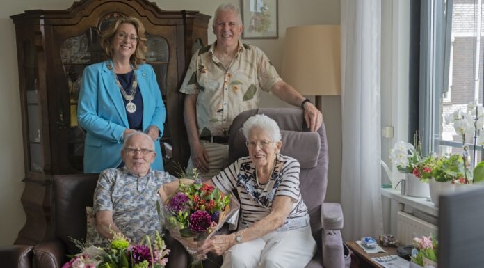 Echtpaar De Jong-Maaskant uit Sassenheim 70 jaar getrouwd