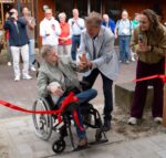 Vernieuwd hofje bij Druivenhof geopend in Noordwijk