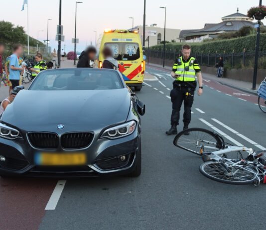 Fietsster raakt gewond bij aanrijding uitgaansgebied Noordwijk