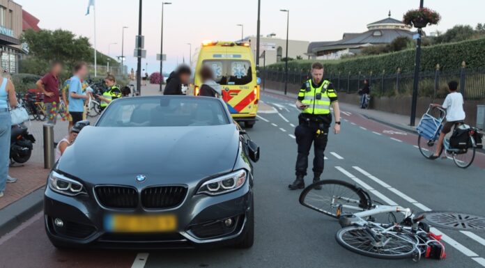 Fietsster raakt gewond bij aanrijding uitgaansgebied Noordwijk
