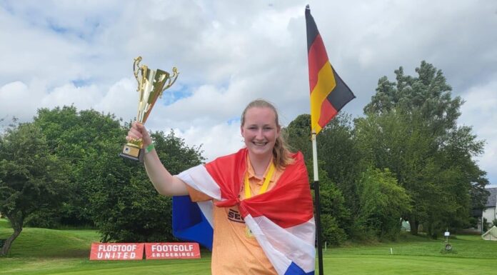 Hillegomse pakt brons op WK Footgolf