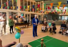 Koersbalmat voor woonzorgcentrum Jeroen in Noordwijk