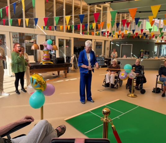 Koersbalmat voor woonzorgcentrum Jeroen in Noordwijk