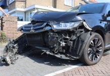 Veel schade bij aanrijding Noordwijk