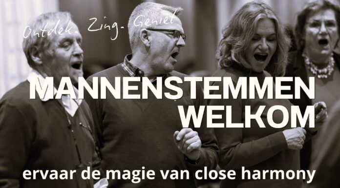 Dune & Forest zoekt mannenstemmen voor kerstprojectkoor