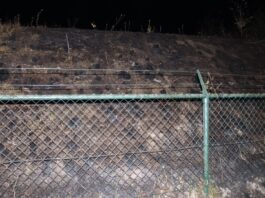 Bermbrand bij voetgangerstunnel onder N206 in Noordwijkerhout
