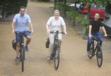 CDA op de fiets langs inwoners Noordwijk, Noordwijkerhout, De Zilk