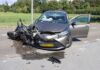 Twee gewonden bij botsing in Lisse