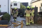 Dakbrand bij woning aan Kerkstraat in Noordwijkerhout