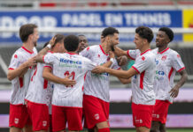 Noordwijk dankzij twee treffers van Ilias Latif met 2-0 langs Blauw Geel’38