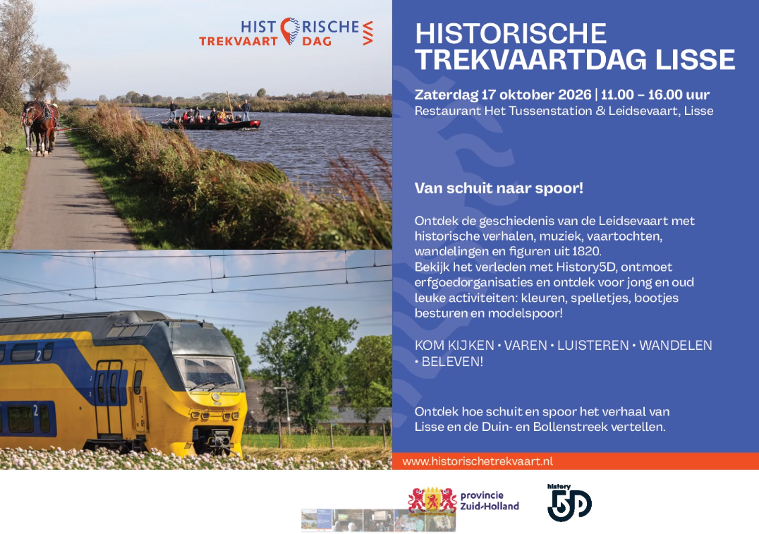 Lisse krijgt Historische Trekvaartdag