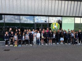 Tachtig SJC-jeugdspeelsters bezoeken wedstrijd ADO Den Haag Vrouwen