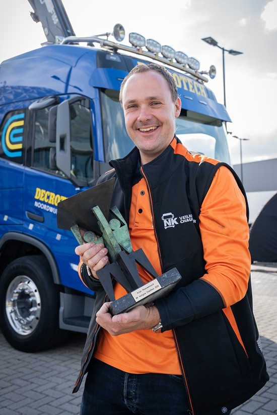 Arjan Meeuwenoord is Veiligste Chauffeur van Nederland 2026 na finale TVM Awards