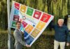 SDG-vlag gehesen bij Bestuurscentrum Teylingen
