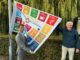 SDG-vlag gehesen bij Bestuurscentrum Teylingen