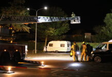 Caravan weggesleept van parkeerterrein Northgo College na melding over explosiegevaar