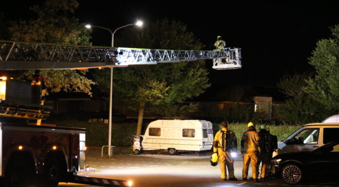 Caravan weggesleept van parkeerterrein Northgo College na melding over explosiegevaar