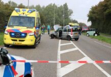 Twee gewonden bij frontale botsing in Noordwijk