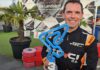 Podiumplek voor kartcoureur Maikel van Beek