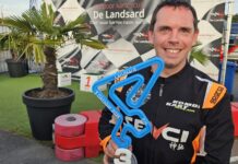 Podiumplek voor kartcoureur Maikel van Beek