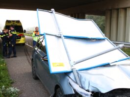 Gewonde na ongeval op A44 bij Sassenheim